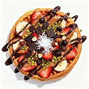 Bitter Çikolatalı Waffle